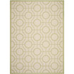 Courtyard Beige and Sweet Pea 8' x 11' Sisal Weave Outdoor Area Rug