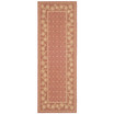 Courtyard Rust and Sand 2'7" x 5' Sisal Weave Outdoor Area Rug