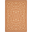Courtyard Terracotta and Natural 2'7" x 5' Outdoor Area Rug