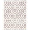 Amsterdam Ivory and Mauve 9' x 12' Outdoor Area Rug