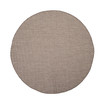 Courtyard Light Brown and Light Gray 6'7" x 6'7" Sisal Weave Round Outdoor Area Rug