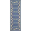 Courtyard Blue and Ivory 2'3" x 6'7" Runner Outdoor Area Rug