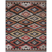 Montage Rust and Multi 9' x 12' Outdoor Area Rug