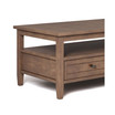 Warm Shaker Solid Wood Coffee Table