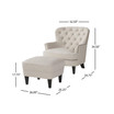 Tafton Club Chair and Ottoman Set, 2 Piece