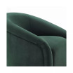 Boboli Velvet Chair and Ottoman Set