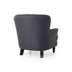 Correia Contemporary Tufted Club Chair and Ottoman Set, 2 Piece