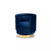 Saffi Glam and Luxe Swivel Accent Chair