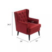 Elle Décor Celeste Tufted Velvet Accent Chair