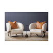 Accent Chair with Linen Upholstery