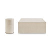 Solaria 2pc Occasional Set(Coffee Table & Accent Table)