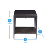 Waco 22" Square Mixed Media End Table