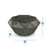 Donato 36" Iron Octagonal Shape Cocktail Table