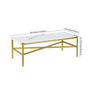 Braxton Coffee Table, 46" x 20"
