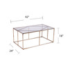 Imogen Contemporary Glass Top Cocktail Table