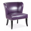 Janie Faux Leather Accent Chair