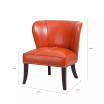 Janie Faux Leather Accent Chair