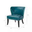 Janie Faux Leather Accent Chair