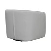 Aries Genuine Leather Swivel Barrel Chair