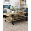 Luther 18" Steel Rectangle Coffee Table