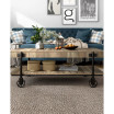 Luther 18" Steel Rectangle Coffee Table