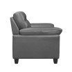 White Label Croydon 42" Leather Accent Chair