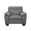 White Label Croydon 42" Leather Accent Chair