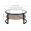 Winston 34.75" Round Coffee Table
