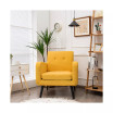 Mid Century Accent Chair Fabric Arm Chair Single Sofa