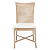 Chiara Rattan Accent Chair with Cushion, Set of 2