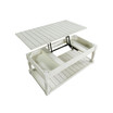 Hemingway 50" Lift Top Wooden Farmhouse Coffee Table