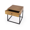 Brixton Iron and Wood End Table