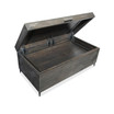 Commerce Market Carved Chest Cocktail Table