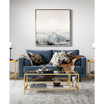 Winthrop Coffee Table with Shelves, 46" x 20"