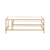 Winthrop Coffee Table with Shelves, 46" x 20"