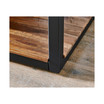 Claremont Rustic Wood Coffee Table with Low Shelf