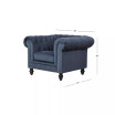 Abbyson Grand Chesterfield Armchair