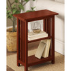 Mission 2 Shelf End Table, Cherry