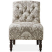 Charlotte Tufted Armless Chair