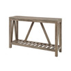 52" Modern Farmhouse Entryway Table