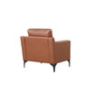 34.3" W Faux Leather Sturdy Francis Chair