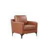 34.3" W Faux Leather Sturdy Francis Chair