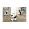 Tri Glass Top End Table