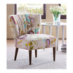 Lindley Floral Fabric Accent Chair