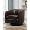 Turner Top Grain Leather Swivel Chair