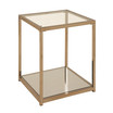 Crosby End Table with Mirror Shelf