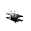 La Casa Modern Euro Coffee Table with Remote LED Light