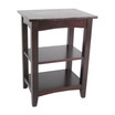 Shaker Cottage 2 Shelf End Table, Espresso
