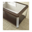 Truman 22" Wide Mirrored Top and Wood End Table