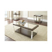 Truman 22" Wide Mirrored Top and Wood End Table